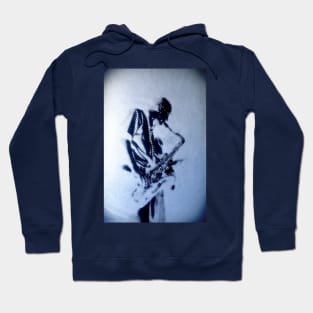 Sax Music Poster Hoodie